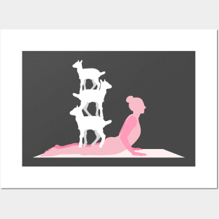 goat yoga Posters and Art